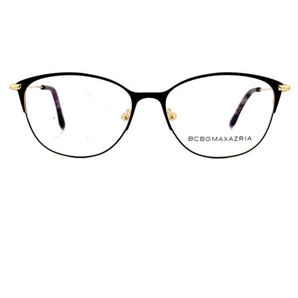 BCBG Purple Gold Cat Eye Frame Eyeglasses Freya Eggplant 52 16 130 H13662